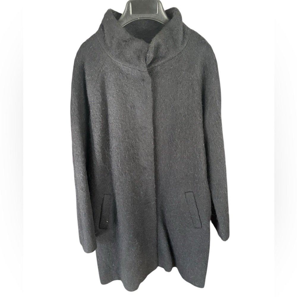 BB Dakota Charcoal Cape Coat